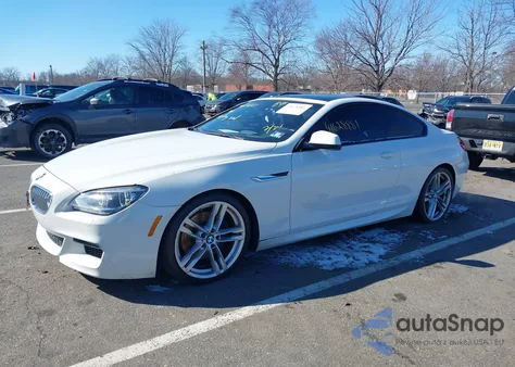 2013 BMW 650I xDrive z USA, uszkodzony, nr VIN WBAYM1C54DDZ02313